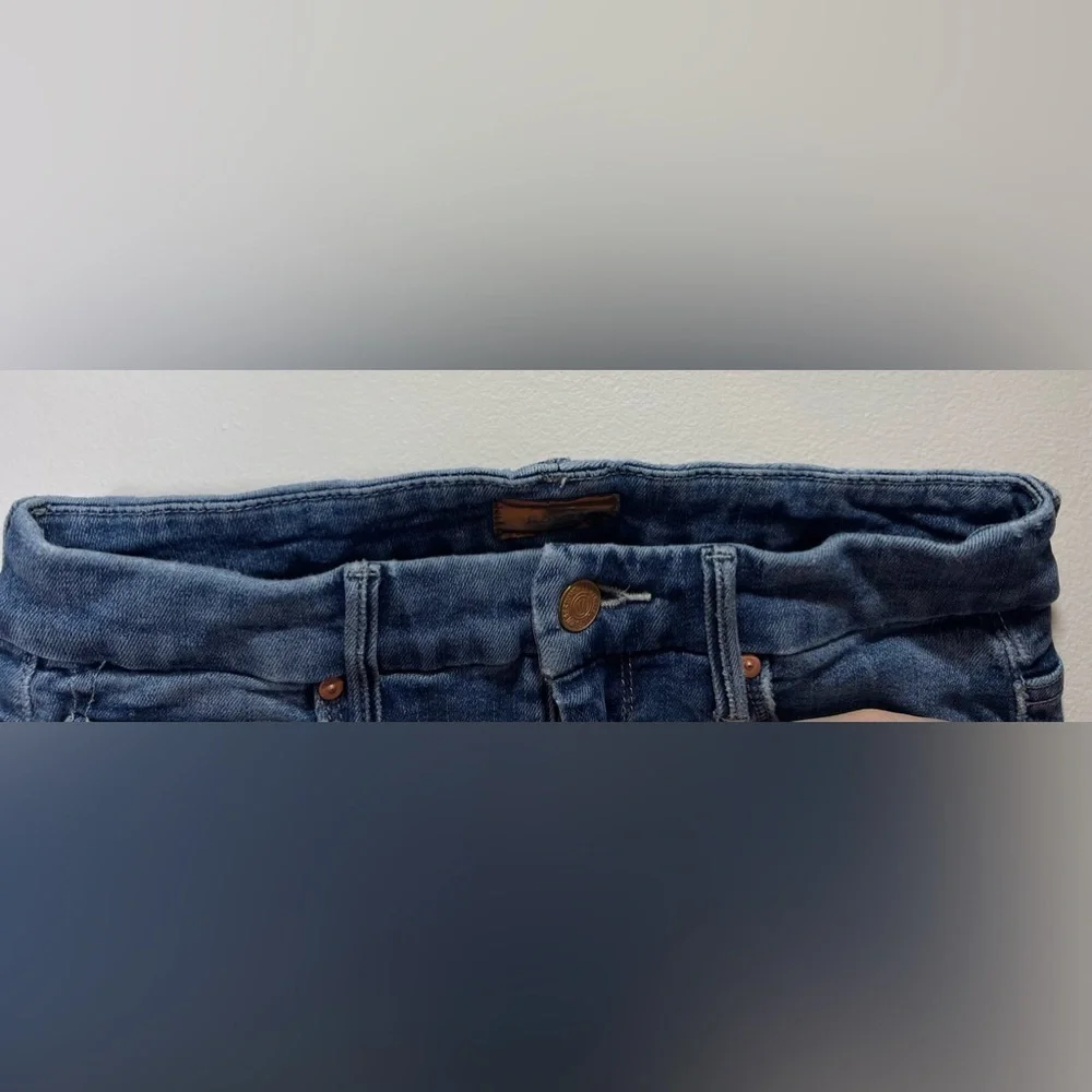 Mother Jeans Women’s Size 25 High Waisted Looker Ankle Fray in Walking‎ on Coals